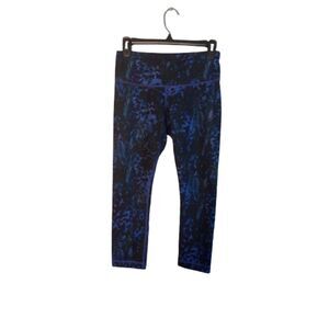 Lululemon Women's Size 6 Purple, Black, Blue & Green Leggings